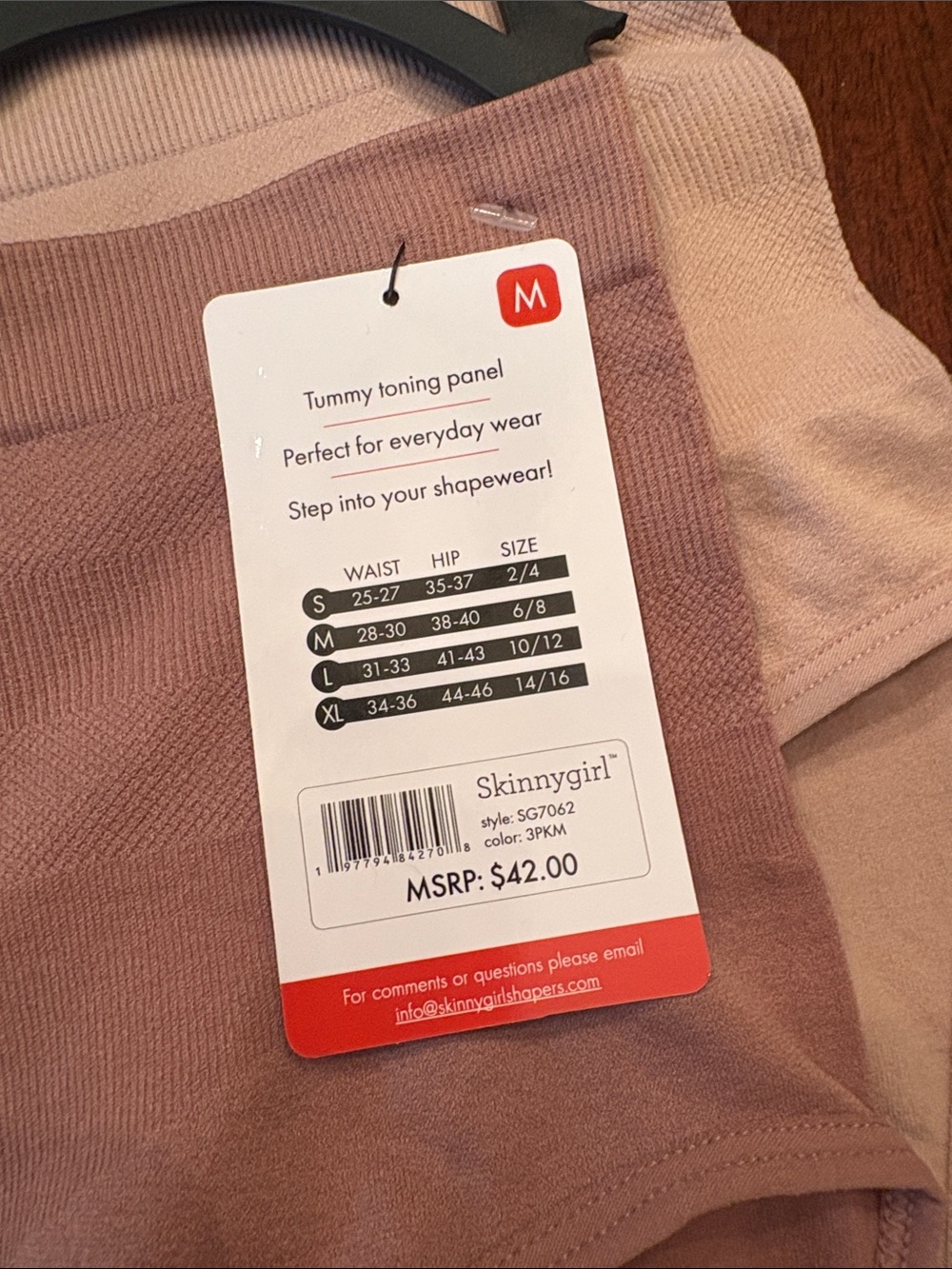 Skinnygirl High-Waist Shaping Briefs in brown black tan (M) brand new - Picture 2 of 3